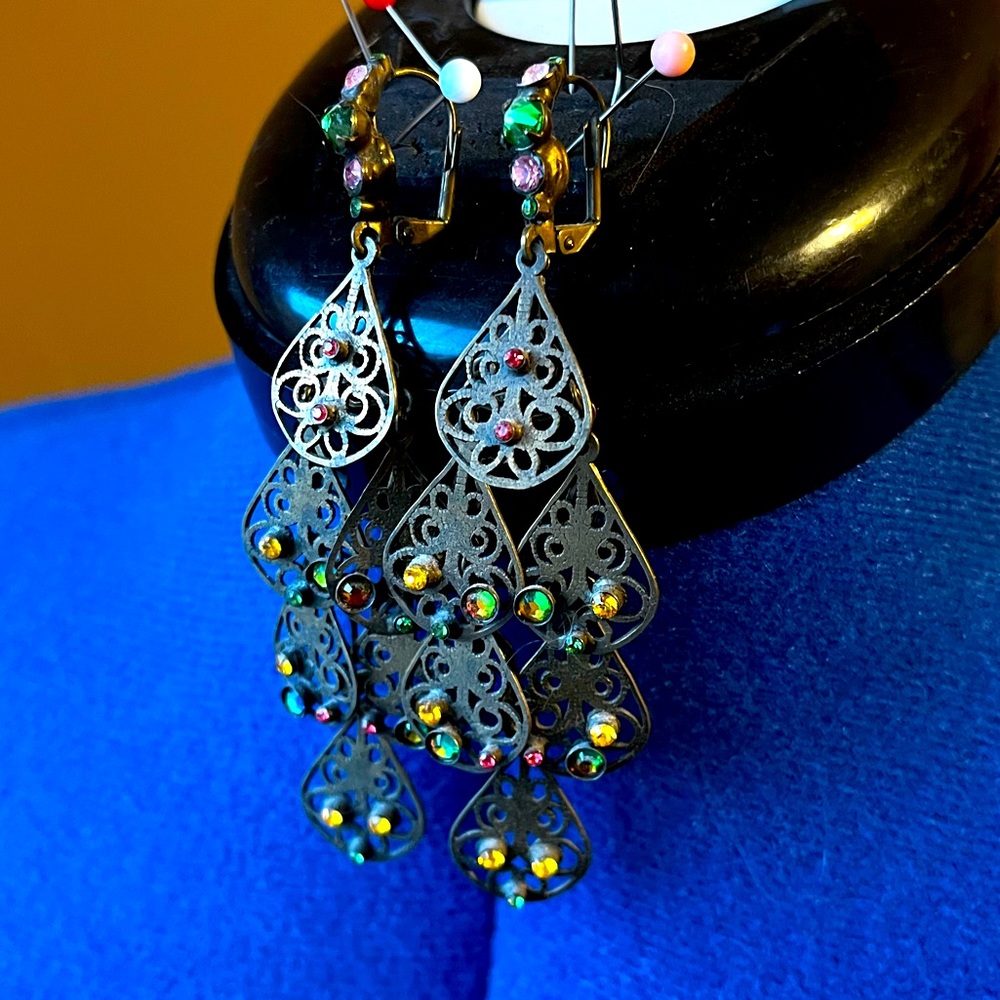 Multicolor Sorrelli Statement Earrings - image 1